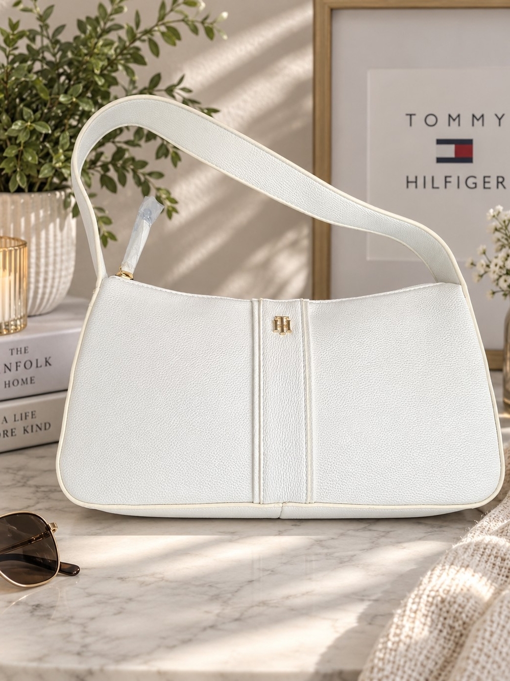 Tommy Hilfiger White Shoulder Bag NWT